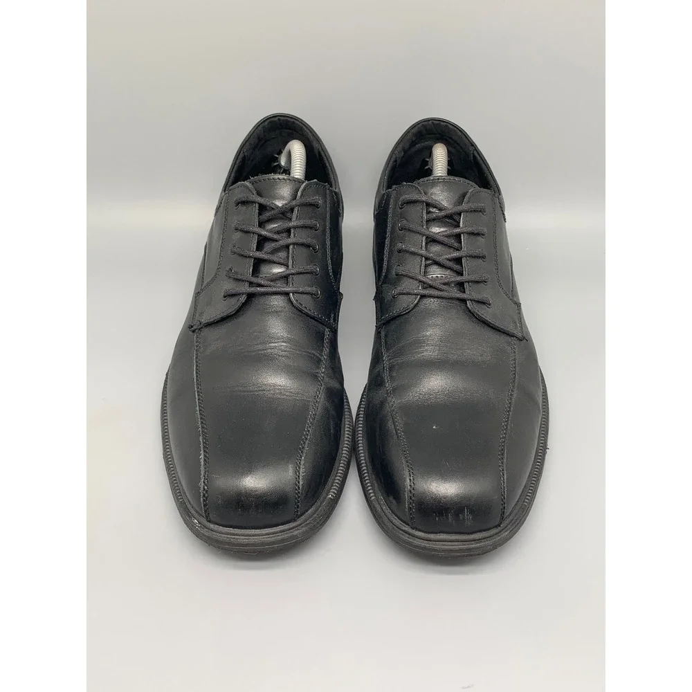 G.H. Bass Mitch Black Leather Oxford Shoes Men's Sz 10.5